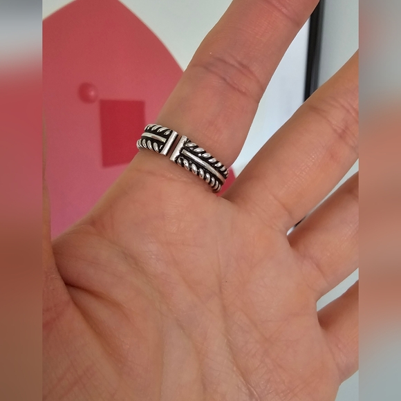 925 Silver ring (adjustable) - Picture 4 of 4